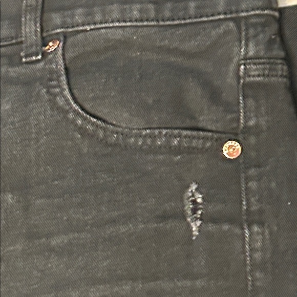 Express Slim High Rise Distressed Women Jeans Sz 4R - Picture 10 of 10